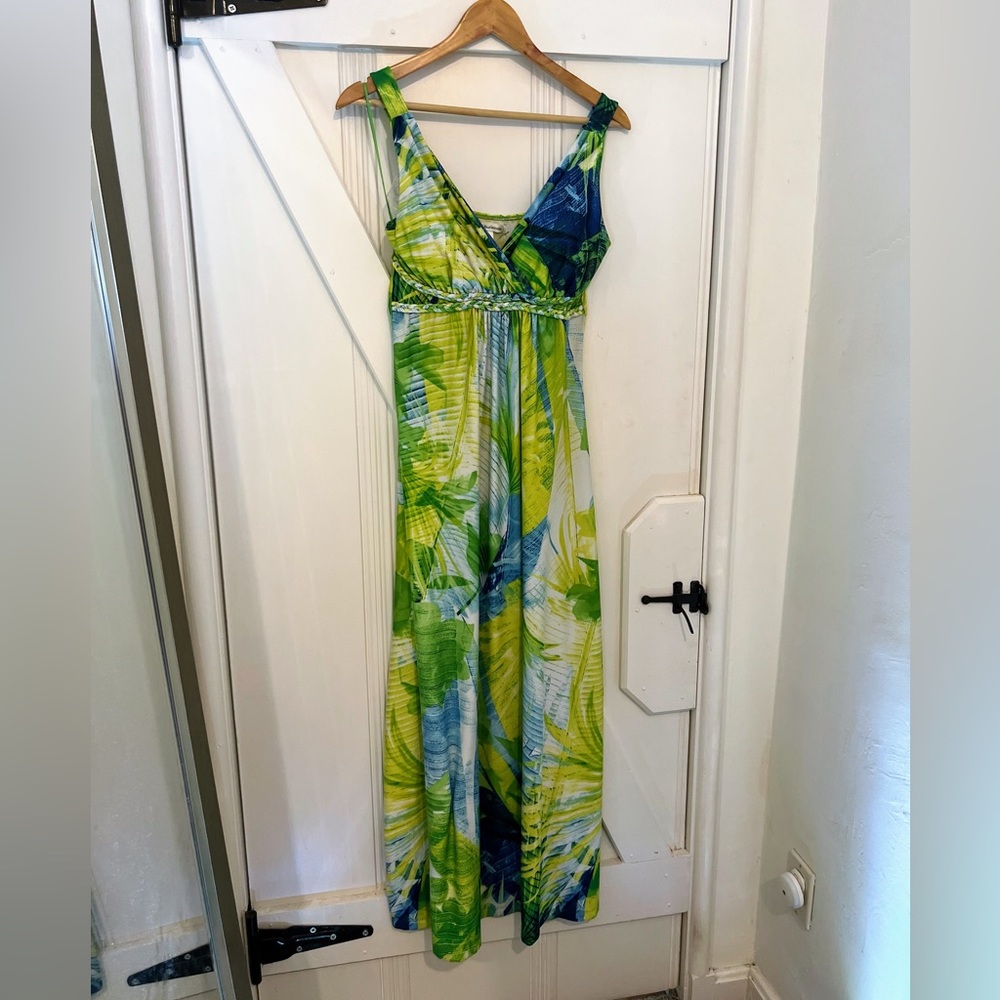 John Paul Richard Tropical Maxi Dress